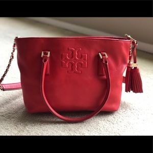 Red orange Tory Burch Bag